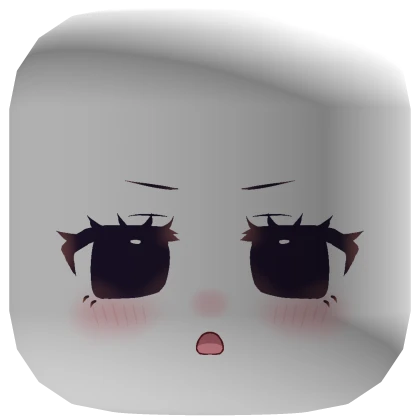 angry cute chibi face mask 4/4