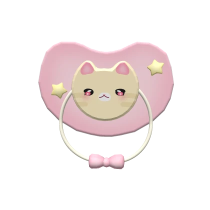 kitty pacifier ૮ ˶ᵔ ᵕ ᵔ˶ ა ♡