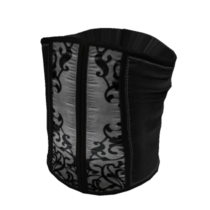 Black & White Vampire Goth Corset