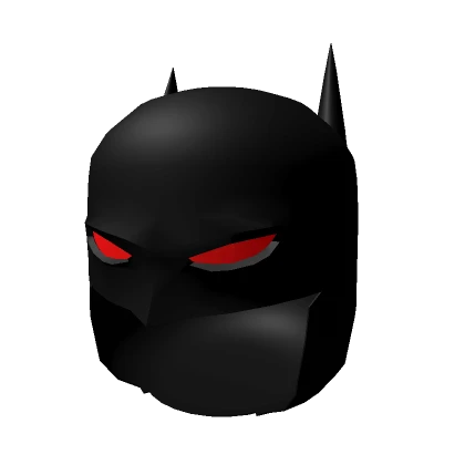 🦇| Black Bat Guy Mask with red eyes