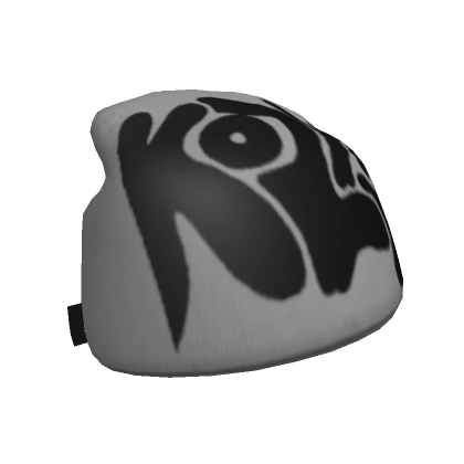 White & Black Kozy Trendy Y2K Beanie 