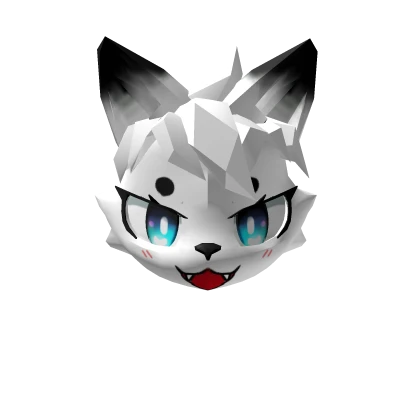 White Cat - (Happy Face)