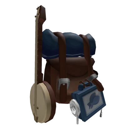 Equi's Blue backpack of random stuff