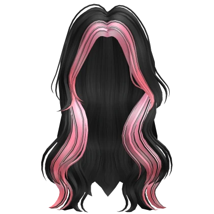 ♡ cute wavy strawberry oreo hair