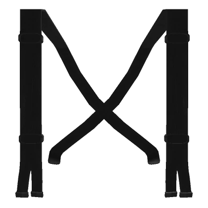 Military Black Suspenders