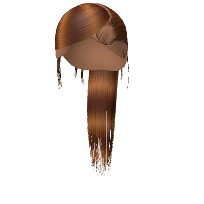 𝓖 Caramel Sleek Swoop Ponytail Weave