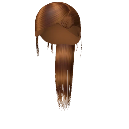 𝓖 Caramel Sleek Swoop Ponytail Weave