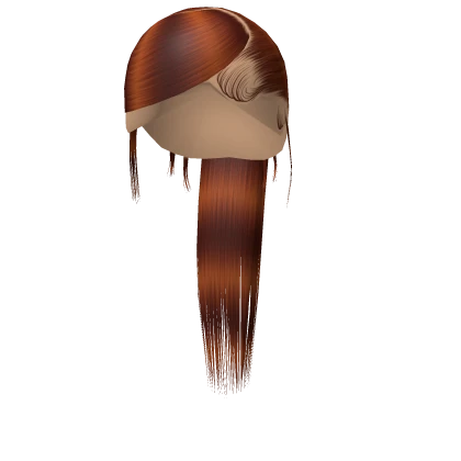 𝓖 Auburn Sleek Swoop Ponytail Weave