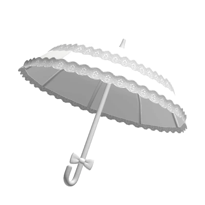 🍀Gothic Lace Parasol (White)