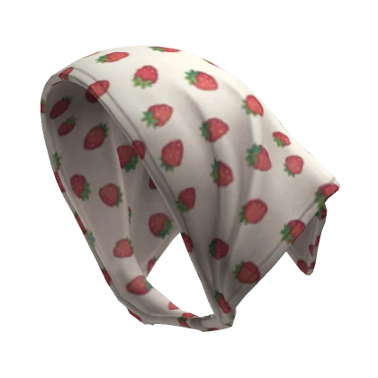 Basic Red Strawberry Bandana