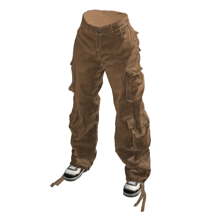 Khaki Urban Baggy Cargos