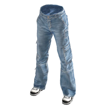 Light Wash baggy low Jeans