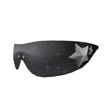 Y2K Star Black Sunglasses