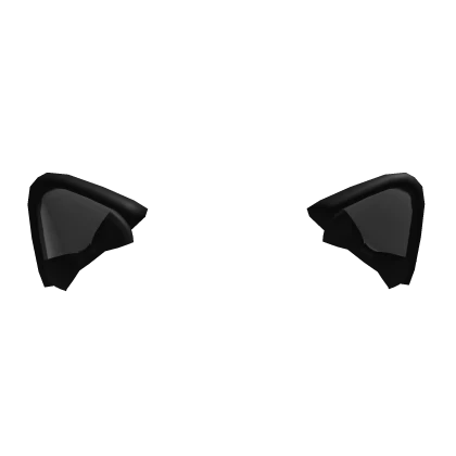 ♡ kitty ears in black