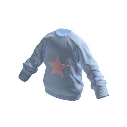 Blue & Pink Star Sweater
