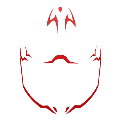 Anime Sukuna Face Tattoo - Red