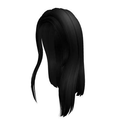 Soft Long Straight Hair (Black)
