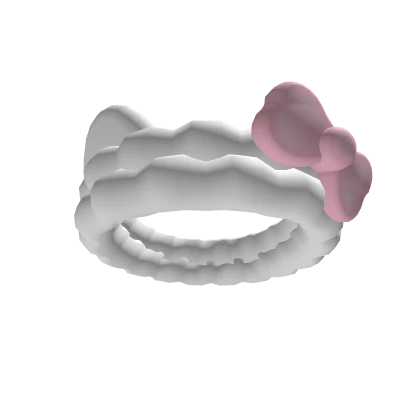 Kitty Scrunchie With Bow Headband