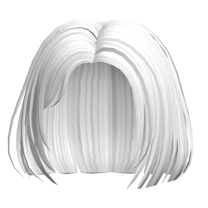 White Elegant Bob Cut