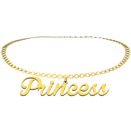 ♡ princess necklace (gold)