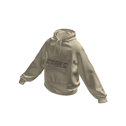 Beige Retro Eternos Clothing Hoodie