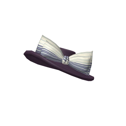 Rose's Wide Brim Hat in Purple