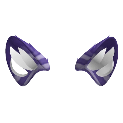 Cute Fluffy Purple Fox Ears