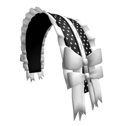 Black Lace Anime Maid Hat