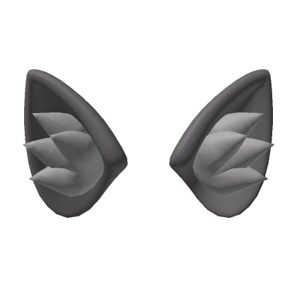 Grey Cat Ears