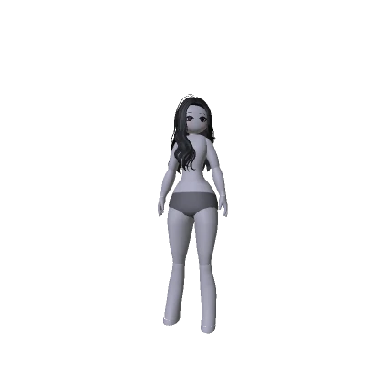 Girl Doll w/ Side Swept Hair v2