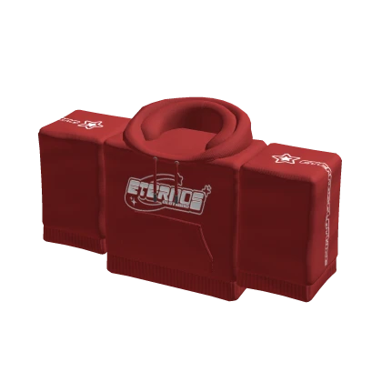 Red Retro Eternos Clothing Hoodie 1.0