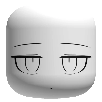 Chibi Stare Face - White