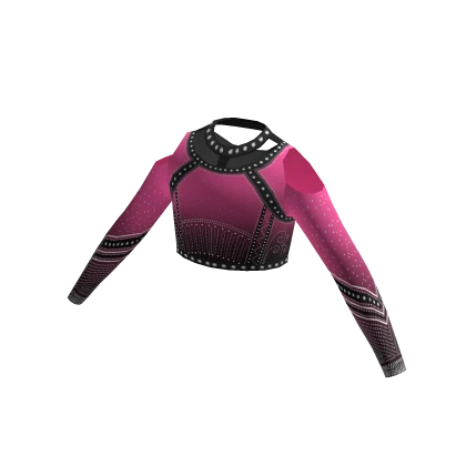 Allstar Cheer Uniform Style A Crop - Pink