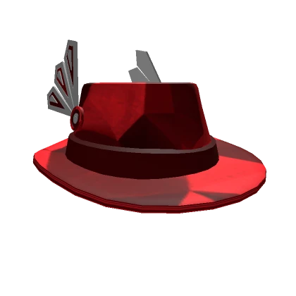 Dark Red Valk Fedora