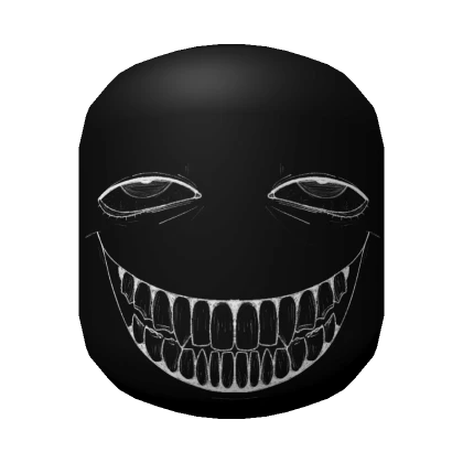 Devious Evil Grin Face [Void Black]