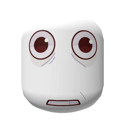 Horrifed Silly Shocked Face [White]