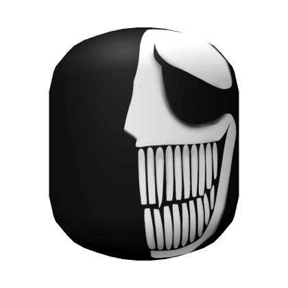 Half Shadowed Teeth Face [Void Black]