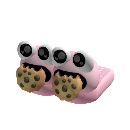 ♡ cookie muncher slippers