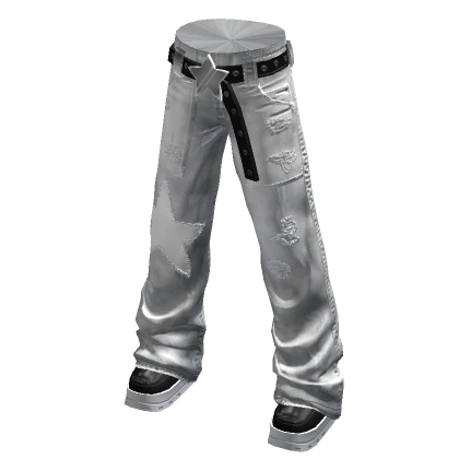 Y2K Jeans Blanc