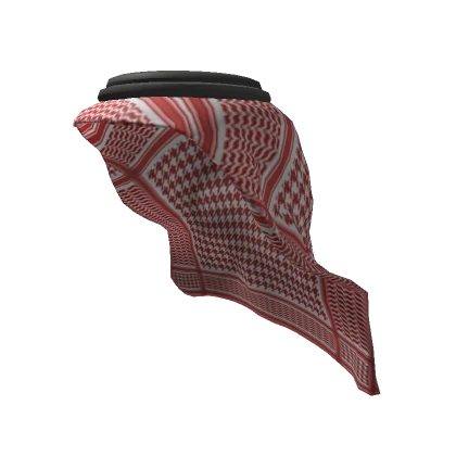 Keffiyeh Traditional Arab Sheikh Headwear Red