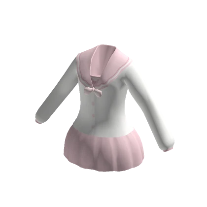 Kawaii Kitty School Dress (Pink)