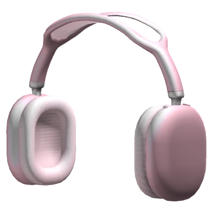 Simple Pink Shiny Headphones