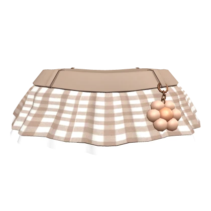 Brown Chibi Picnic Skirt