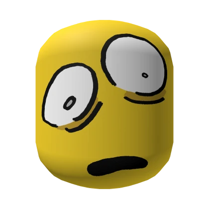 Scared Cartoony Face [Yellow]