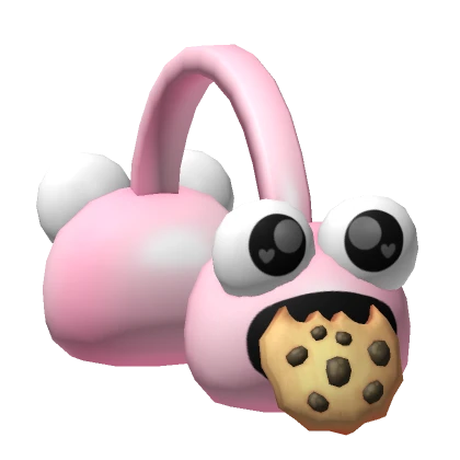 ♡ cookie muncher earmuffs