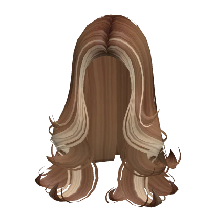 Feathered Blowout Hairstyle in Light Brown Blonde