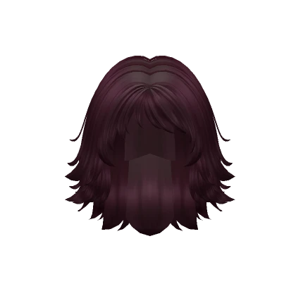 Short Layered Grunge Hair (Plum)