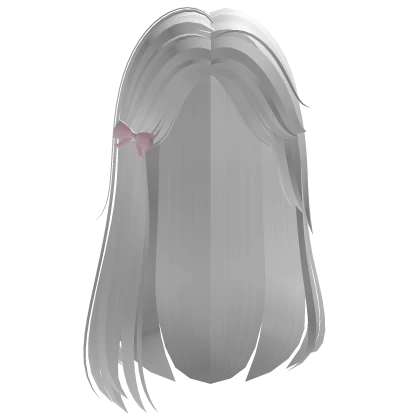 cute trendy white hime hair