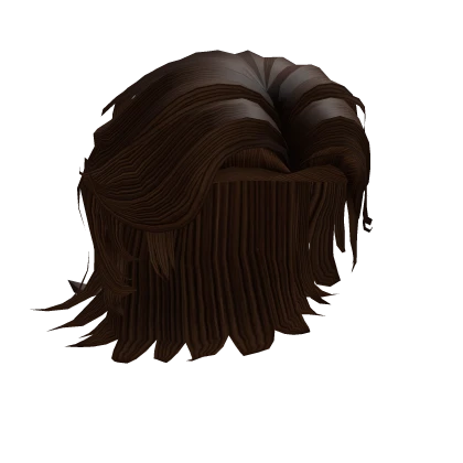 King Aelar I Messy Swept Back Hair in Brown