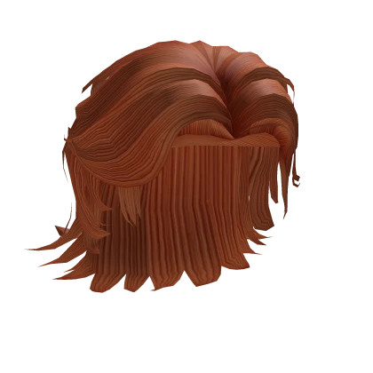 King Aelar I Messy Swept Back Hair in Ginger